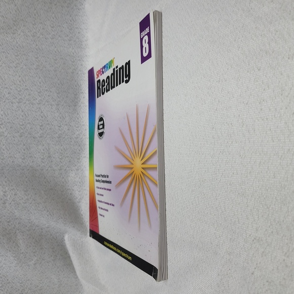 3/$10 Spectrum Reading Grade 8, Textbook - Picture 5 of 13
